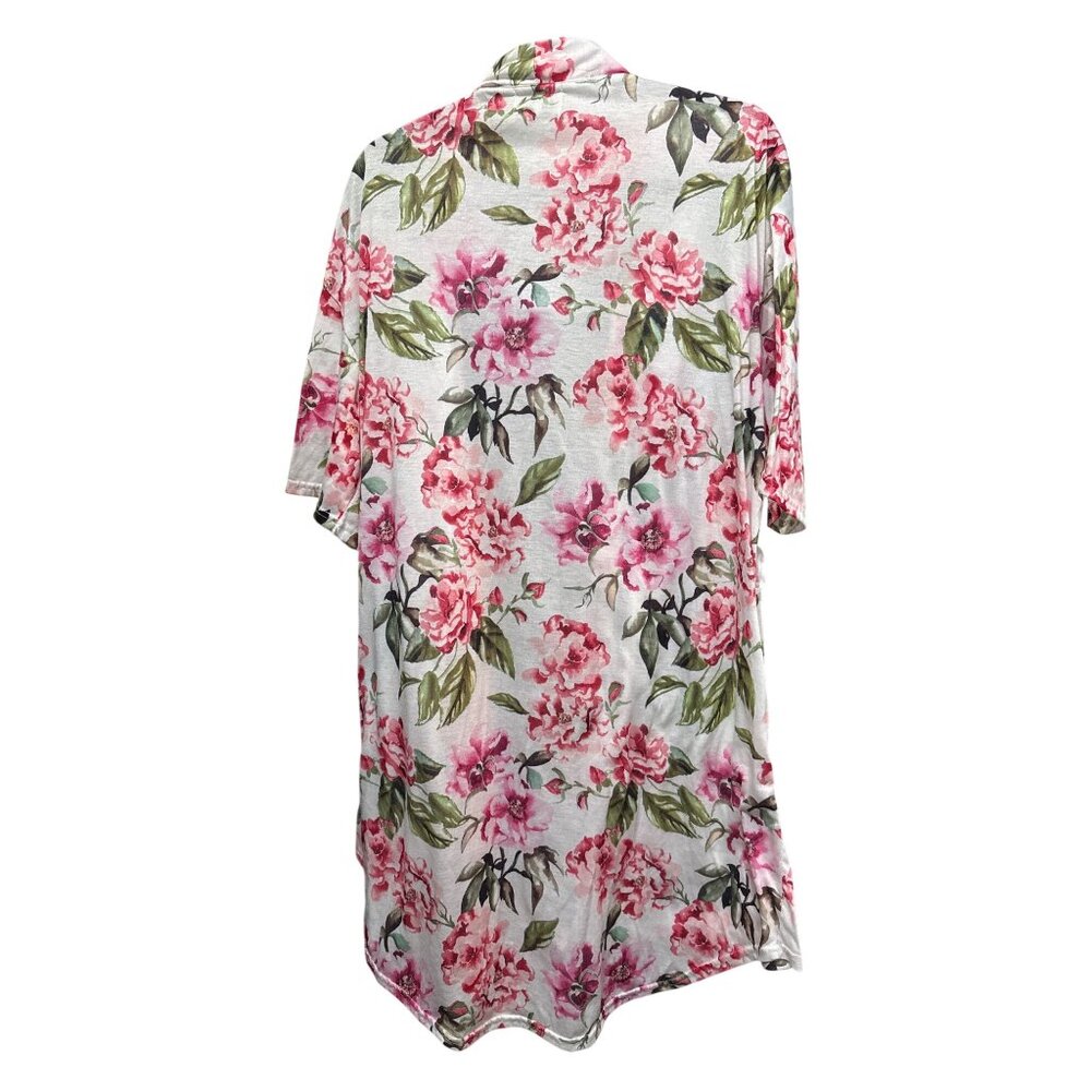 Show Me Your Mumu Floral Kimono Cardigan With Open Front One Size - Picture 3 of 6